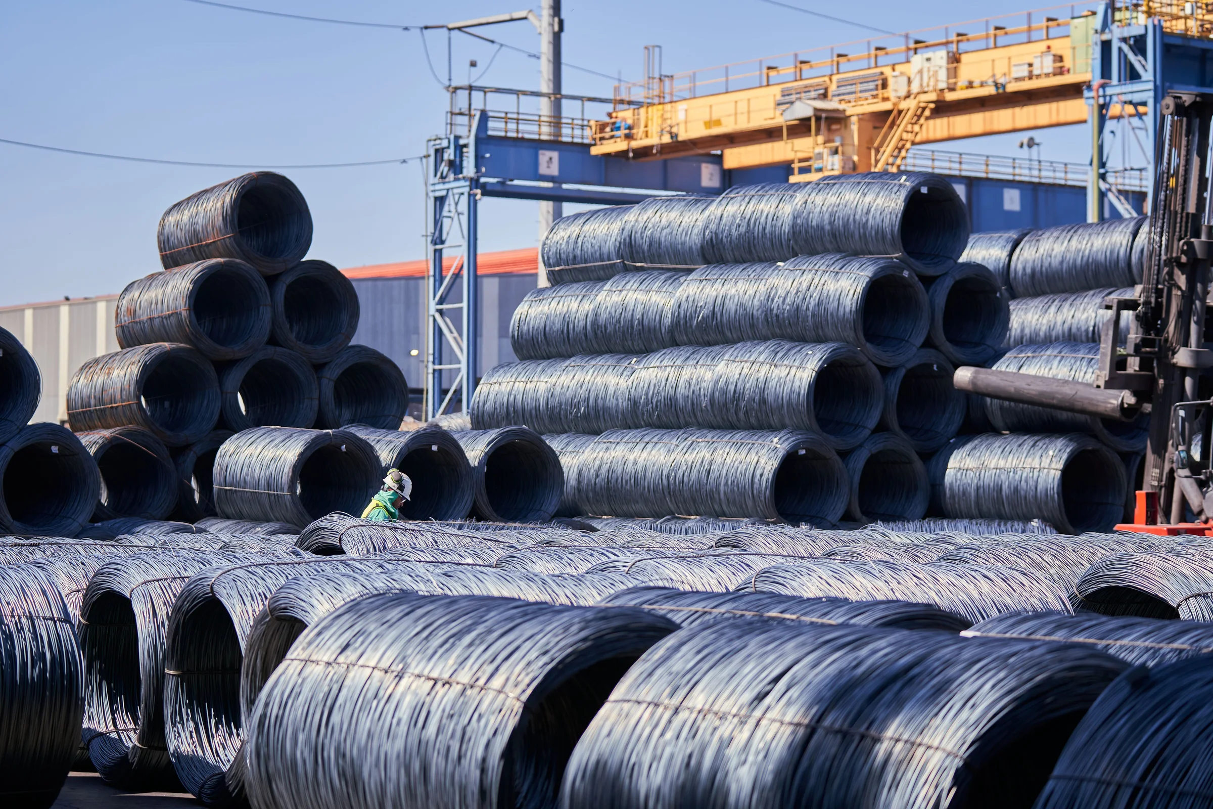 Steel supplier yard